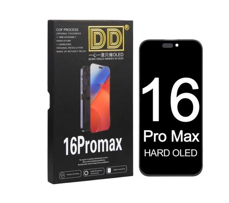 Display LCD Apple iPhone 16 Pro Max DD HARD OLED COF 90Hz | IC INTERCAMBIABILE