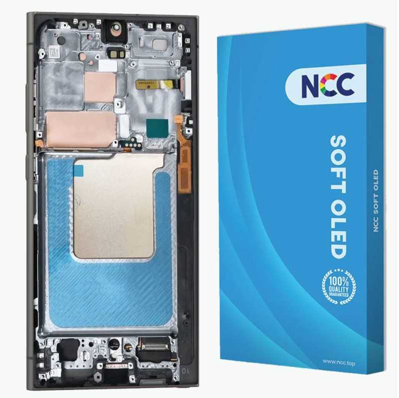 Display LCD NCC SOFT OLED + Frame Per Samsung Galaxy S24 Ultra S928