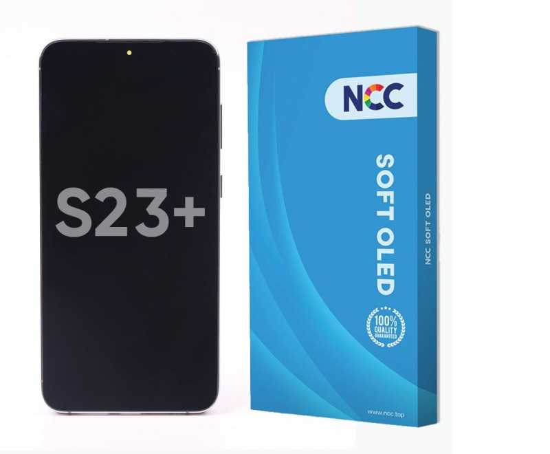 Display LCD NCC SOFT OLED + Frame Per Samsung Galaxy S23+ Plus S916