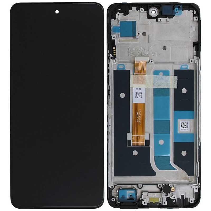 Realme SERVICE PACK Display LCD ORIGINALE + Frame Per 11 5G Midnight Black | RMX3780