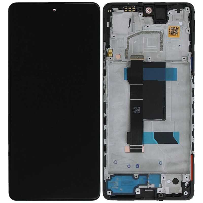 Xiaomi SERVICE PACK Display LCD ORIGINALE + Frame Per Redmi Note 12 Pro 5G / Poco X5 Pro 5G | Black