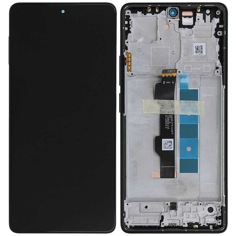 Xiaomi SERVICE PACK Display LCD ORIGINALE + Frame Per Redmi Note 13 PRO 4G / Poco M6 PRO 4G 2024 | Nero Tarnish