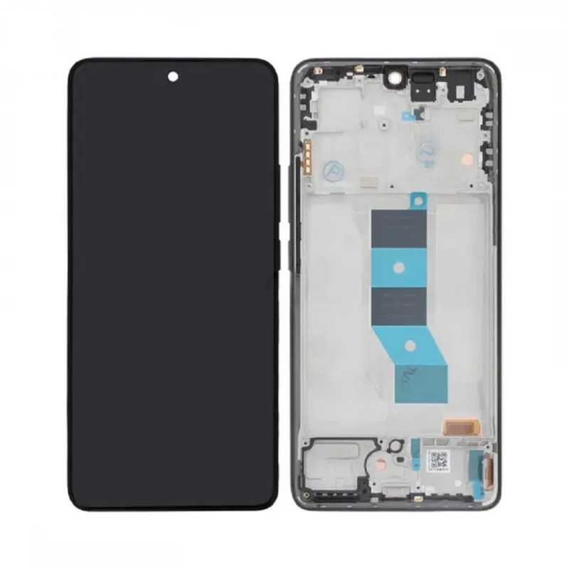 Xiaomi SERVICE PACK Display LCD ORIGINALE + Frame Per Redmi Note 14 5G 2025 | Nero Tarnish