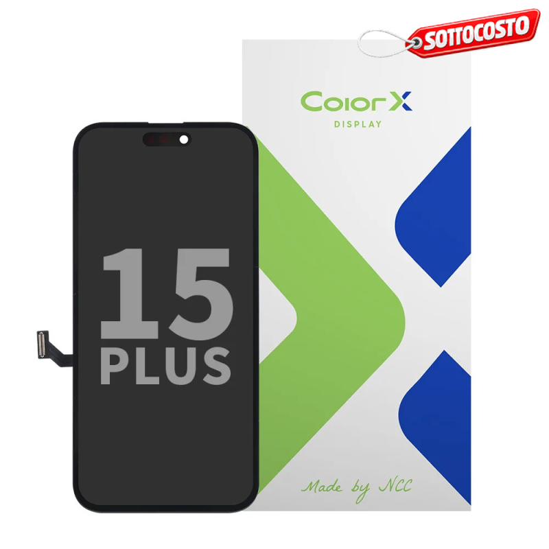 Display LCD COLORX By NCC COG INCELL HD+ Per Apple iPhone 15 Plus | A2847 A3093 A3096 A3094