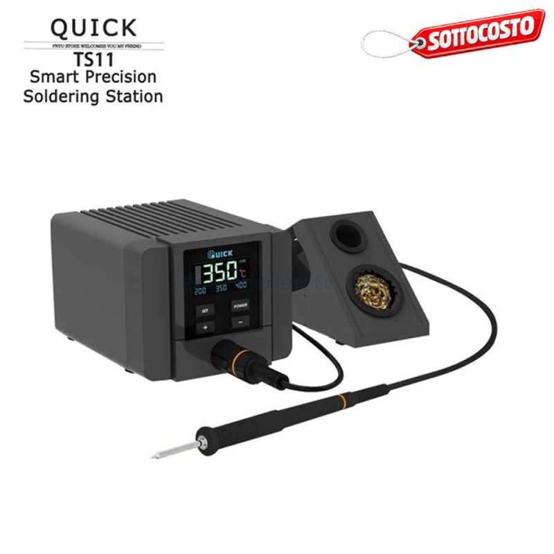 QUICK TS11 Stazione Saldante Saldatura a stagno | 90W | da 100 a 450&amp;deg;