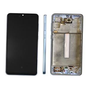 DISPLAY LCD PER SAMSUNG A336B A33 BLU CON FRAME GH82-28143C GH82-28144C - SERVICE PACK