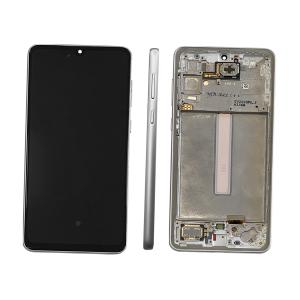DISPLAY LCD PER SAMSUNG A336B A33 BIANCO CON FRAME GH82-28143B GH82-28144B SERVICE PACK