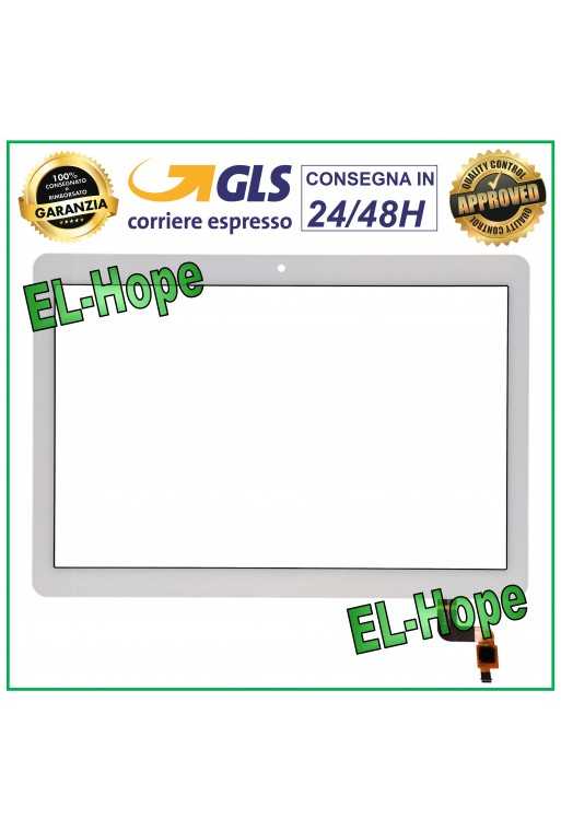 TOUCH SCREEN VETRO HUAWEI MEDIAPAD T3 10&amp;quot; AGS-L03 AGS-L09 AGS-W09 BIANCO WHITE