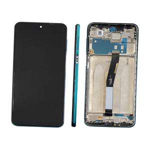 DISPLAY LCD PER XIAOMI REDMI NOTE 9S / 9 PRO VERDE CON FRAME