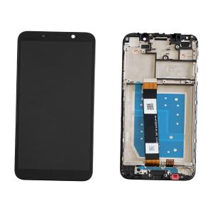 DISPLAY LCD PER MOTOROLA XT2029 MOTO E6 PLAY NERO CON FRAME 5D68C15720