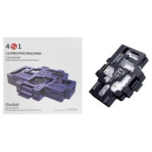 QIANLI ISOCKET PER SCHEDA MADRE IPHONE 12 SERIES (4 IN 1)