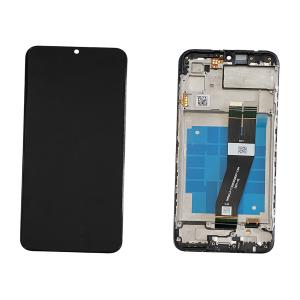 DISPLAY LCD PER SAMSUNG A035G A03 NERO CON FRAME (EU VERSION) GH81-21626A SERVICE PACK