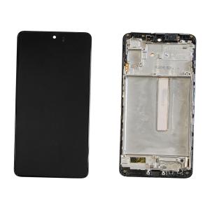 DISPLAY LCD PER SAMSUNG M536B M53 5G NERO CON FRAME GH82-28812A GH82-28895A