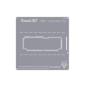STENCIL PER REBALLING IC CHIP QIANLI QS121 PER SAMSUNG F700F Z FLIP