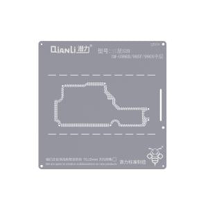 STENCIL PER REBALLING IC CHIP QIANLI QS124 PER SAMSUNG G985F G986B S20 PLUS