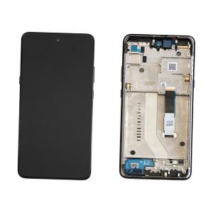 DISPLAY LCD PER MOTOROLA XT2113 MOTO G 5G NERO CON FRAME 5D68C17616 5D68C17746