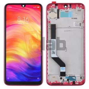 DISPLAY - LCD XIAOMI REDMI NOTE 7 / NOTE 7 PRO ROSSO CON FRAME M1901F7G - M1901F7H