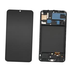 DISPLAY LCD PER SAMSUNG A505F A50 NERO CON FRAME (TFT)