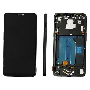 DISPLAY LCD PER ONEPLUS 6 NERO CON FRAME (OLED)