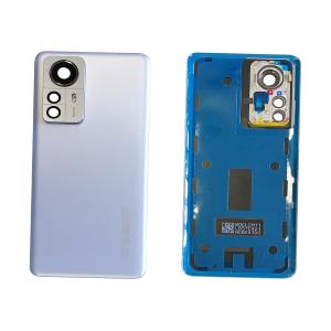 BACK COVER PER XIAOMI 12 PRO BLU CON VETRO CAM 56000H00L200