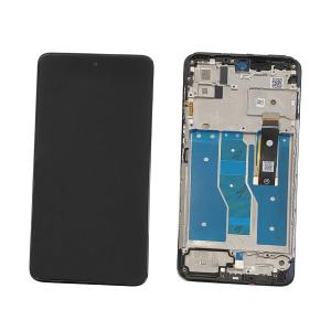 DISPLAY LCD PER MOTOROLA XT2225 MOTO G82 5G NERO CON FRAME 5D68C20864