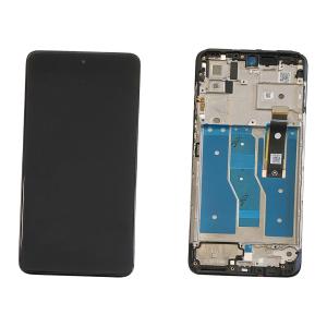 DISPLAY LCD PER MOTOROLA XT2221 MOTO G52 NERO CON FRAME 5D68C20495