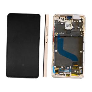 DISPLAY LCD PER XIAOMI MI 9T / MI 9T PRO GOLD / BIANCO CON FRAME (OLED)