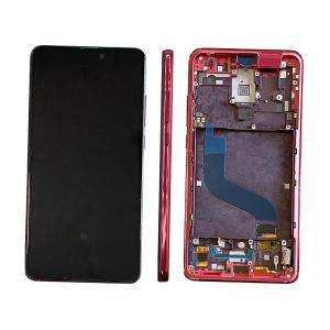 DISPLAY LCD PER XIAOMI MI 9T / MI 9T PRO ROSSO CON FRAME (OLED)