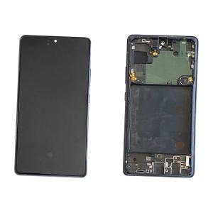 DISPLAY LCD PER SAMSUNG A716B A71 5G NERO CON FRAME GH82-22804A