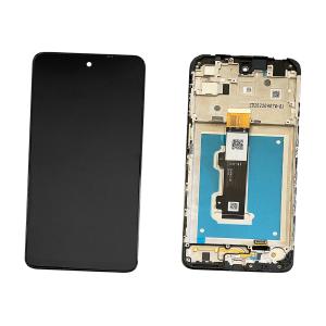 DISPLAY LCD PER MOTOROLA XT2227 MOTO E32 NERO CON FRAME 5D68C20684
