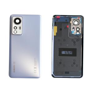 BACK COVER PER XIAOMI 12X BLU CON VETRO CAM 5600080L3A00