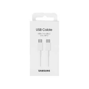 CAVO TYPE-C + TYPE-C SAMSUNG 3A 60W 180CM EP-DX310JWEGEU BIANCO - BLISTER