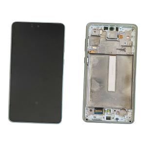 DISPLAY LCD PER SAMSUNG A736B A73 VERDE CON FRAME GH82-28884C GH82-28686C - SERVICE PACK