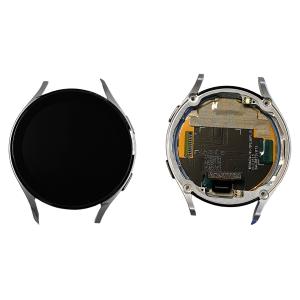 DISPLAY LCD PER SAMSUNG R870 R875 WATCH 44mm SILVER CON FRAME GH97-26600B GH97-26410B