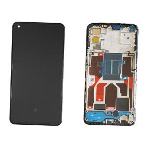 DISPLAY LCD PER REALME GT MASTER EDITION RMX3360 RMX3363 NERO CON FRAME 4908139 - SERVICE PACK