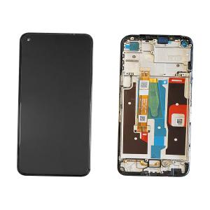 DISPLAY LCD PER REALME 8I RMX3151 / NARZO 50 4G RMX3286 NERO CON FRAME 4908405 4908406 - SERVICE PACK