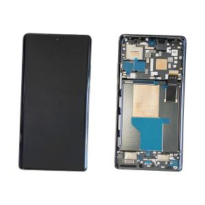 DISPLAY LCD PER MOTOROLA XT2241 MOTO EDGE 30 ULTRA GRIGIO CON FRAME 5D68C21452 5D68C21260