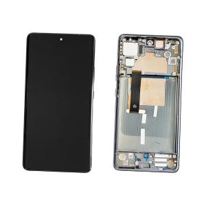 DISPLAY LCD PER MOTOROLA XT2243 MOTO EDGE 30 FUSION NERO CON FRAME 5D68C21527 5D68C21187
