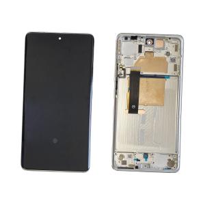 DISPLAY LCD PER MOTOROLA XT2243 MOTO EDGE 30 FUSION BIANCO CON FRAME 5D68C21528