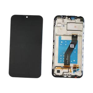 DISPLAY LCD PER MOTOROLA XT2053 MOTO E6S NERO CON FRAME 5D68C16500 5D68C16980