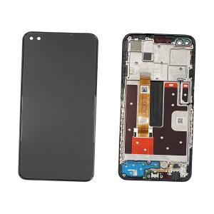 DISPLAY LCD PER OPPO RENO 4Z 5G CPH2065 / A92S 5G PDKM00 NERO CON FRAME 4904261 SERVICE PACK