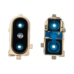 VETRO FOTOCAMERA POSTERIORE PER XIAOMI MI 8 CON FRAME GOLD ROSA 5605600010B6