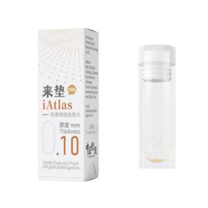 SPESSORE LACCATO IN ORO 24K QIANLI IATLAS T0.10 PER LAYER IPHONE &amp; ANDROID