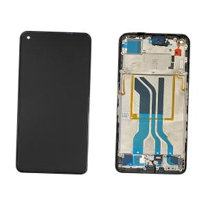 DISPLAY LCD PER REALME GT2 NERO CON FRAME 4909345 - SERVICE PACK