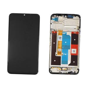 DISPLAY LCD PER REALME C35 RMX3511 / NARZO 50A PRIME RMX3516 NERO CON FRAME 4130056