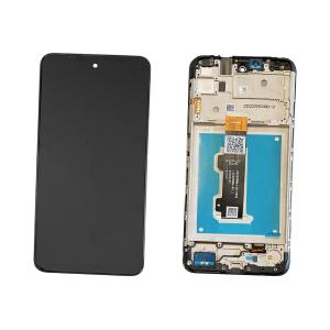 DISPLAY LCD PER MOTOROLA XT2158 MOTO E30 / XT2159 MOTO E40 NERO CON FRAME 5D68C19697