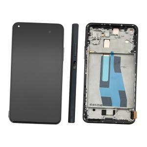 DISPLAY LCD PER XIAOMI 11 LITE 5G NE NERO CON FRAME (AMOLED)