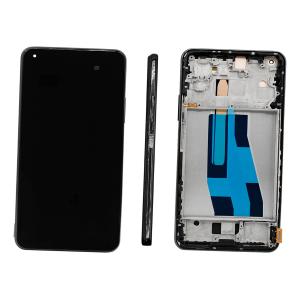 DISPLAY LCD PER XIAOMI MI 11 LITE NERO CON FRAME (AMOLED)