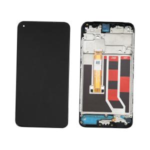 DISPLAY LCD PER OPPO A53 2020 / A53S NERO CON FRAME