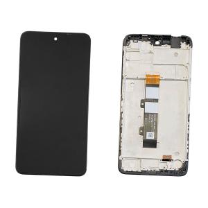 DISPLAY LCD PER MOTOROLA XT2231 MOTO G22 NERO CON FRAME